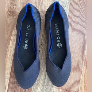 Rothy's Round Toe Black Flats